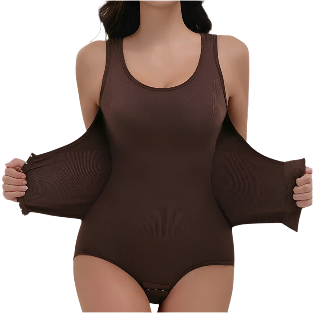 Under-Bust Zip Shaper Bodysuit
