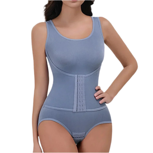 Under-Bust Zip Shaper Bodysuit