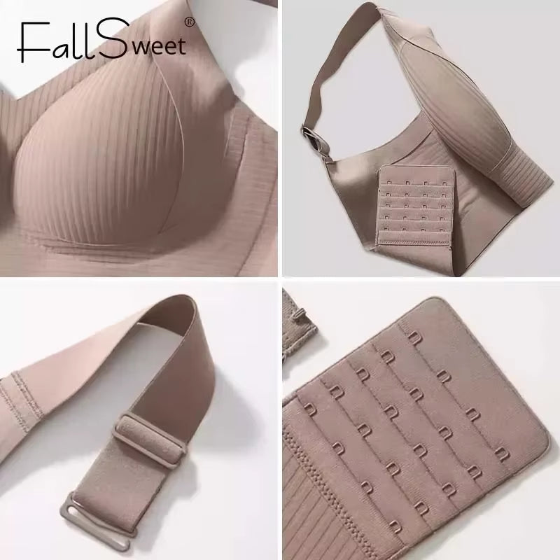 1/2PCS Seamless Push up Bra for Woman Wireless Bralette Soft Comfortable Breathable Lingerie for Large & Small Bust