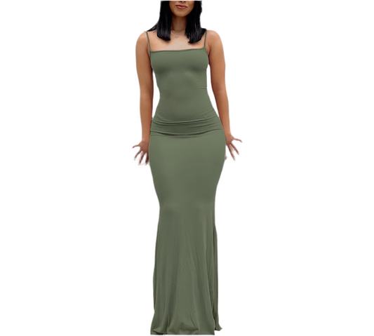 Shapewear Slip Maxi Dress
